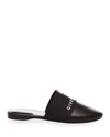 Givenchy Black Patent Leather Bedford Mules In Black