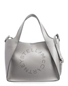 Stella Mccartney Alter Napa Logo Crossbody Bag In Smoke