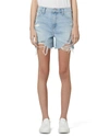 Hudson Devon High Waist Distressed Denim Cutoff Shorts In Lift Me Up
