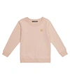 ACNE STUDIOS MINI FAIRVIEW FACE COTTON SWEATSHIRT,P00582469