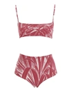 RED VALENTINO REDVALENTINO PRINTED BIKINI SET