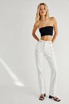 Rolla's Classic Straight Jeans In Vintage White