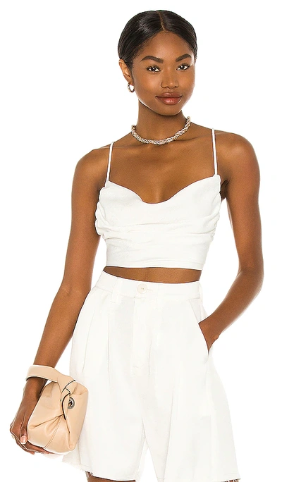 Nonchalant Cara Layered Crop Top In White