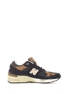 NEW BALANCE NEW BALANCE MEN'S BLUE LEATHER SNEAKERS,M991DNBNAVY 9
