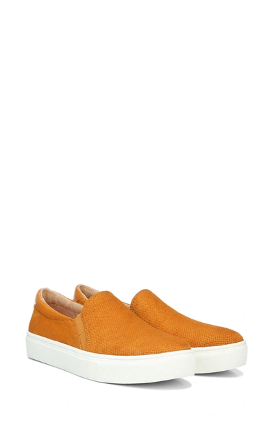 Dr. Scholl's Nova Slip-on Sneaker In Gold/ Yellow Fabric