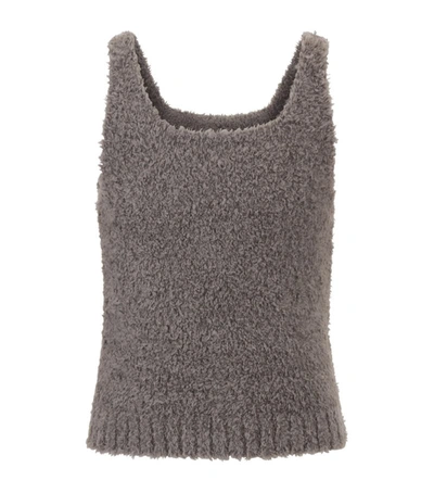 Skims Cozy Knit Tank Top (2-14 Years) In Grey