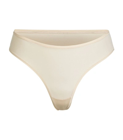Skims Fits Everybody Cheeky Thong In Nude