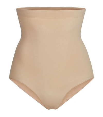 Skims Seamless Sculpt Sculpting High Waist Briefs In Clay