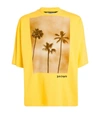 PALM ANGELS RELAXED PALMS BOULEVARD T-SHIRT,16852428