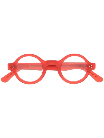 Lesca Burt Round-frame Glasses