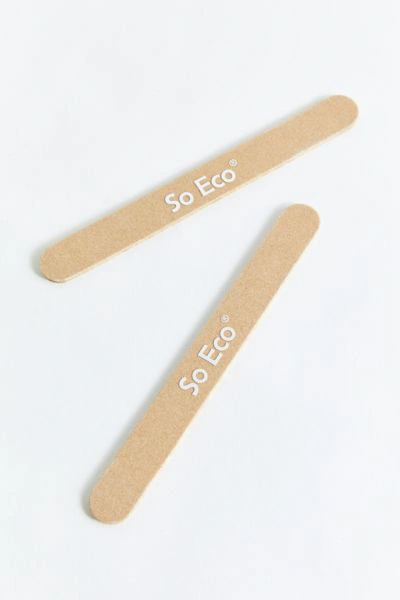 So Eco Bamboo Nail Files 2-pack In Assorted