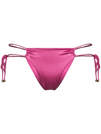 Agent Provocateur Mileey Rope-detailed Bikini Briefs In Rosa
