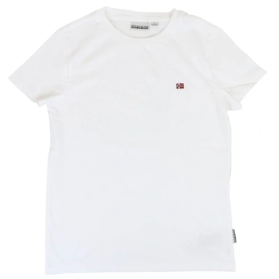 Napapijri Kids' Salis T-shirt In White