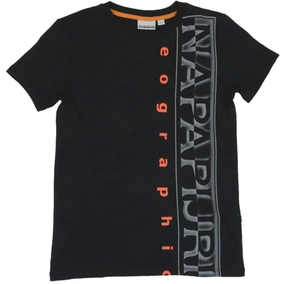 Napapijri Kids' Sadyr T-shirt In Black