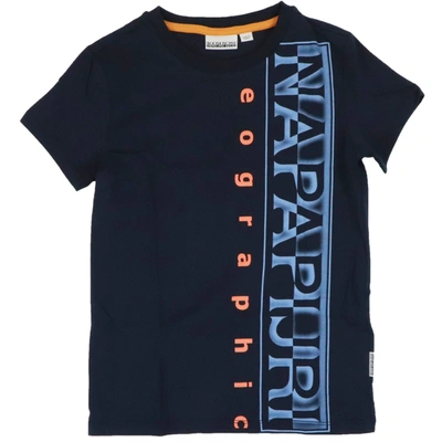 Napapijri Kids' Sadyr T-shirt In Blue
