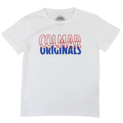Colmar Kids' Cotton T-shirt In White