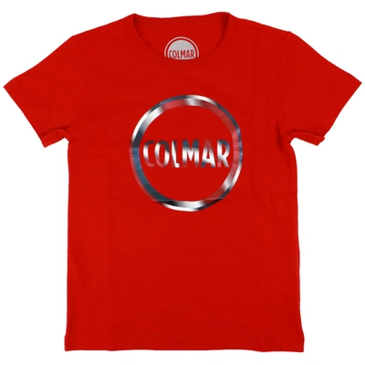 Colmar Kids' Cotton T-shirt In Red
