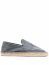 Scarosso Diego Jute Espadrilles In Grey
