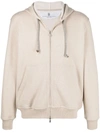 BRUNELLO CUCINELLI CASHMERE DRAWSTRING ZIP-UP HOODIE