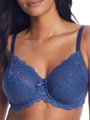 Chantelle Rive Gauche Side Support Bra In Ceramic Blue