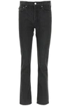 Ambush Black High Waist Slim Fit Jeans In Black