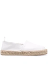 Scarosso Braided Espadrilles In Weiss