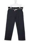 OPILILAI ROPE-DETAIL STRAIGHT TROUSERS