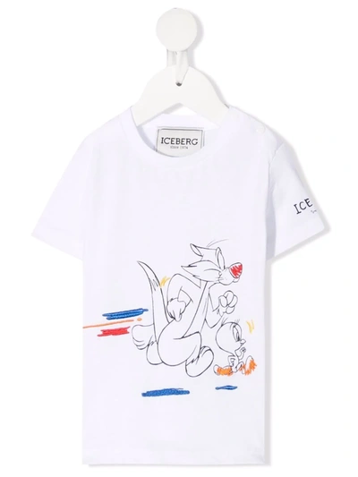 Iceberg Babies' Graphic-print T-shirt In White