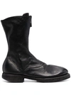 Guidi 310 Zip-up Ankle Boots In Black