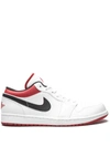 JORDAN AIR JORDAN 1 LOW "WHITE/GYM RED" SNEAKERS