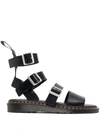 Rick Owens Black Dr. Martens Edition Gryphon High Sandals In Black