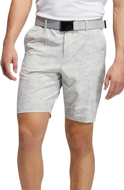 Adidas Golf Ultimate365 Camo Performance Shorts In Grey Two