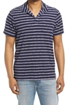 MARINE LAYER TERRY OUT STRIPE POLO,2210101041394