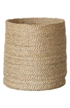 WILL AND ATLAS ROUND JUTE BASKET,WT008/NAT
