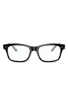Ray Ban Unisex 54mm Optical Glasses In Top Black