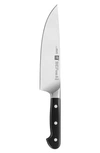 Zwilling J.a. Henckels J. A. Henckels Pro 8 Chef's Knife In Black/ Silver