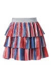 TRULY ME KIDS' TRICOLOR TIERED SKIRT,RC19309N