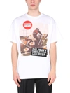 Raf Simons Mens White Solitary Disorder Graphic-print Cotton-jersey T-shirt M In White
