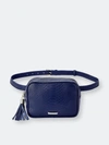 Gigi New York Women's Kylie Leather Belt Bag In Blue