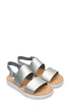 Camper Oruga Slingback Sandal In Medium Gray