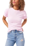1.state Ruffle Sleeve Shirt In Magnolia Pink