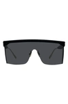 Dior Club Shield Sunglasses In Matte Black