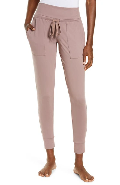 Felina Velvety Soft Joggers In Twilight Mauve