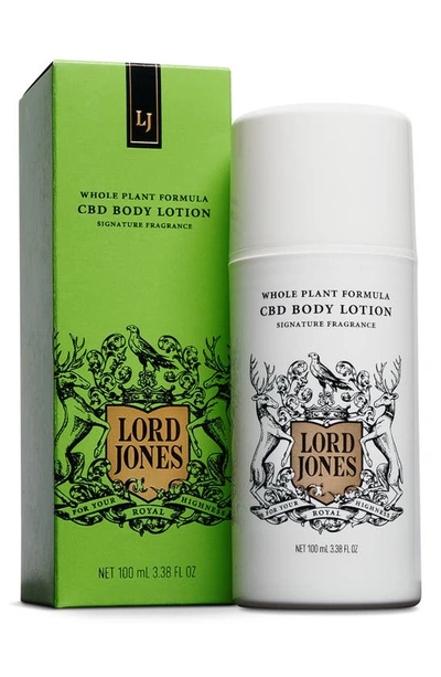 Lord Jones High Cbd Formula Body Lotion Signature Fragrance 3.38 oz/ 100 ml