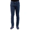 Fay Jeans Slim Stretch Light Used Jeans With Bull Pockets In Blue