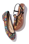 Sam Edelman Felicia Flat In Beach Multi Leather