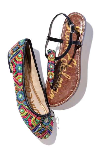 Sam Edelman Felicia Flat In Beach Multi Leather