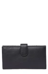 Mundi Slim Leather Clutch Continental Wallet In 08n-black