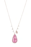 MEIRA T ROSE GOLD RUBY PENDANT NECKLACE,439104047725