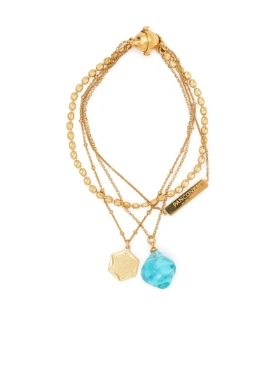 Panconesi Multi-chain Pendant Necklace In Gold